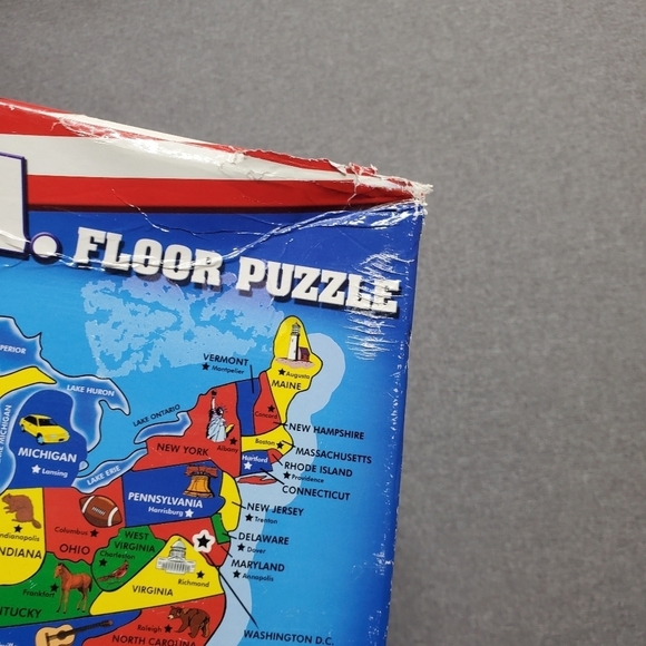 Melissa and Doug USA Puzzle - Picture 2 of 3